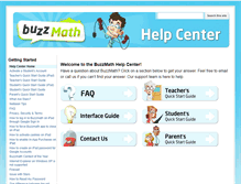Tablet Screenshot of buzzmath-help.scolab.com